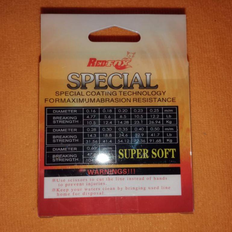 Murah Senar Pancing Redfox Special NYLON100% Super Soft 150 m Terlaris