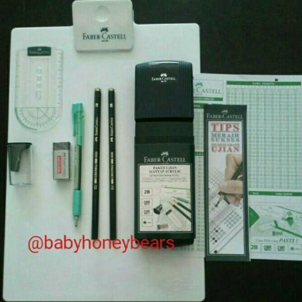 

Terlaris Paket Papan Ujian Acrylic Faber Castell/Set Alat Tulis Promo