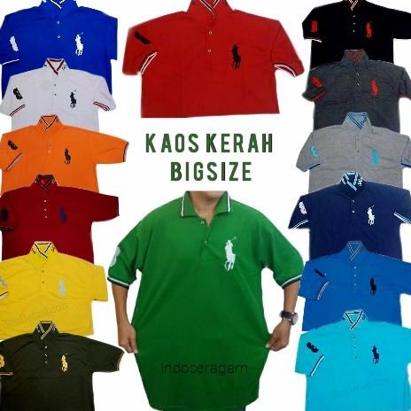 kaos bigsize pria/wanita/seragam poloshirt/kaos bordir/seragam kerja