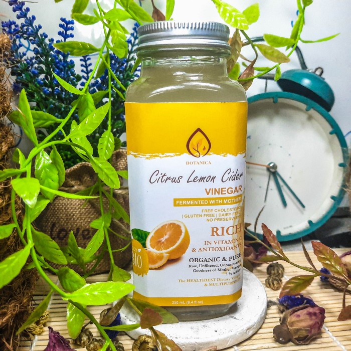 

Terlaris Botanica Lemon Cider Vinegar 250 ml - 1000 ml Cuka Lemon Bragg Mother SALE
