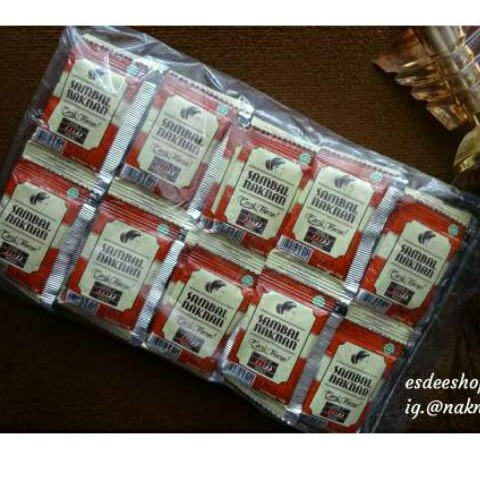 

Terlaris Sambal Naknan Sachet / Pa Isi 50 (Level 3)