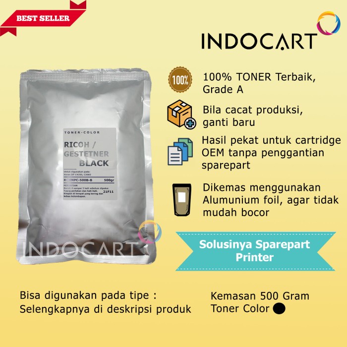 

Ready Serbuk Toner Warna Jepang-Mx-23-Sharp Mx 2310 2311 3111 3112-K-500Gr Ori