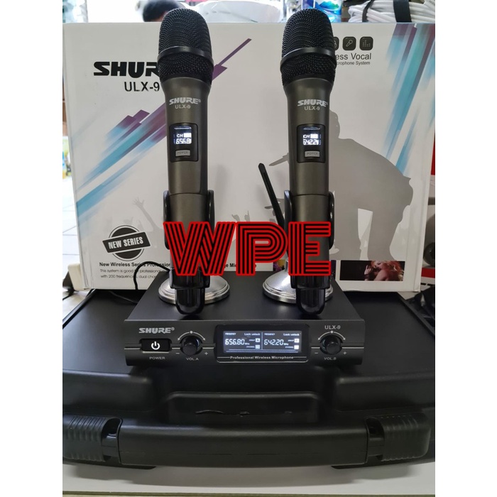 mic wireless shure ulx 9 / shure ulx9 mic bahan besi