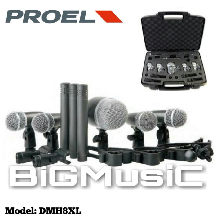 Mic Drum Proel DMH8XL Original Drum DMH 8 XL