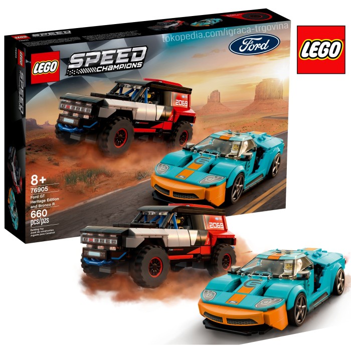 Masih Ada Lego 76905 Speed Champions Ford Gt Heritage Edition And Bronco R