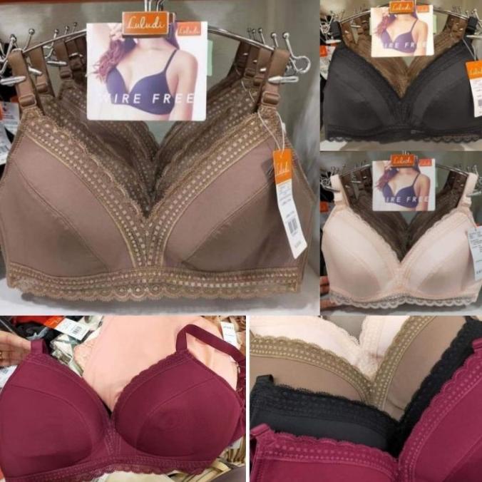 SALE LULUDI WACOAL BRA TANPA KAWAT , BUSA TIPIS , HALUS SEJUK