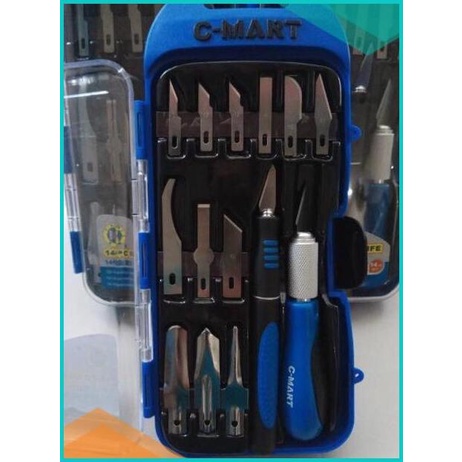 

Pisau Ukir / Carving / Hobby Knife 14 Pcs C-Mart 20JVLZ3 last stok 30