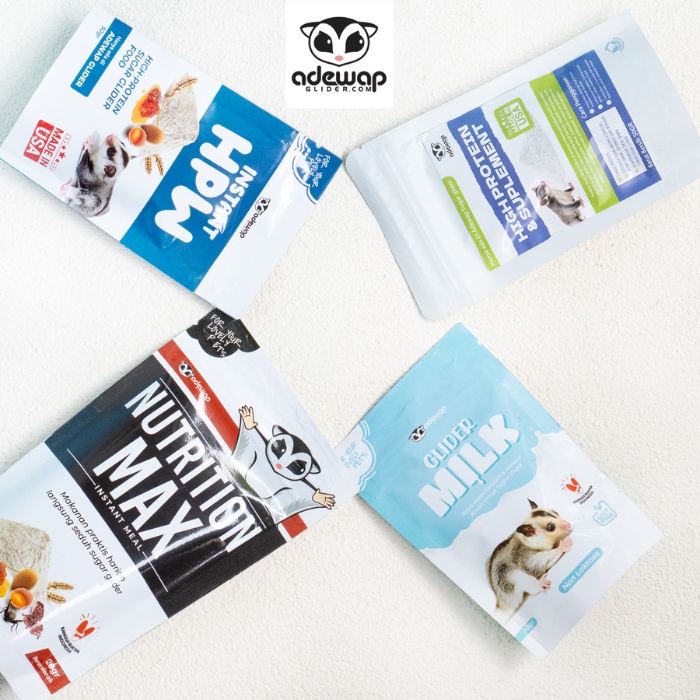 ADEWAP GLIDER Paket Weight Gain : Makanan & Nutrisi Penambah Berat Badan Sugar Glider