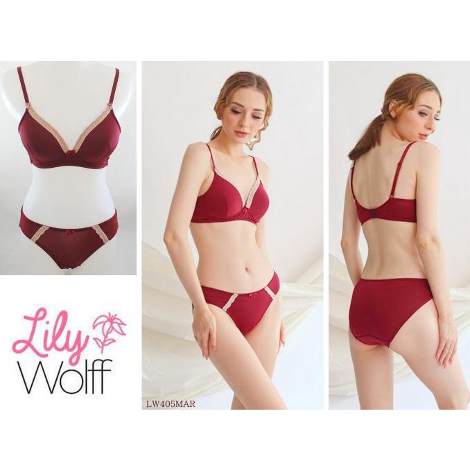 BRASET LILY WOLFF, TIDAK BERKAWAT, FULL CUP, BUSA SEDANG LW405MAR