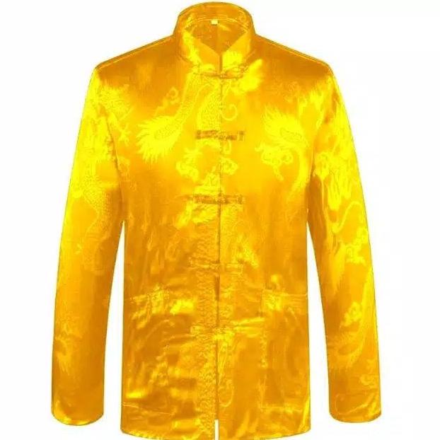 Cheongsam Atasan Pria Lengan Panjang