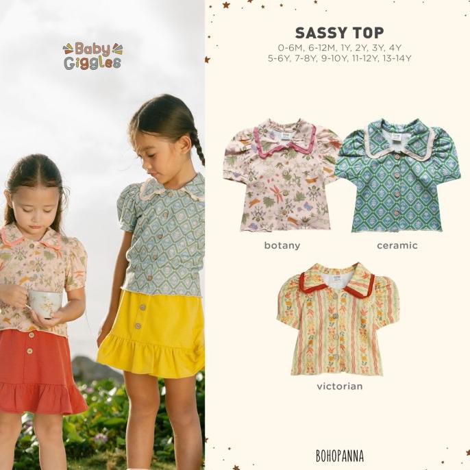 Bohopanna - Sassy Top / Atasan Anak Perempuan