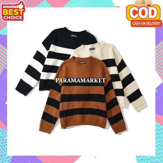 Sweater Baju Fashion Ootd Wanita Lengan Panjang Kaos Cewek Dewasa Broklyn Crop Crop Jumbo Oversize C