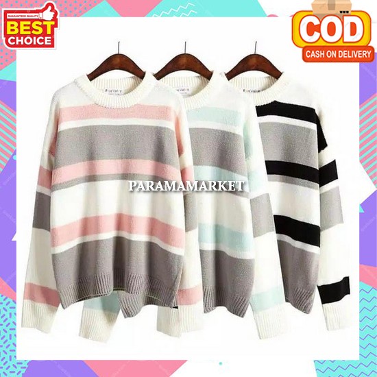 Baju Bju Bsju Sweater Switer Sweter Sweeter Suiter Sueter Crewneck Wanita Pria Cwe Cwo Cwek Cwok Cew