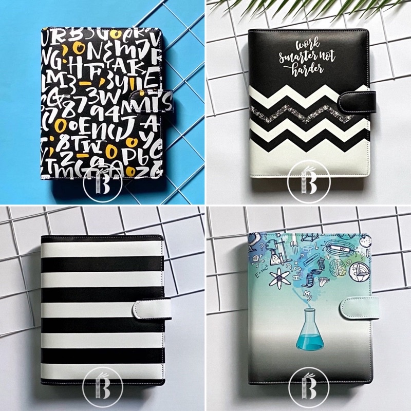 

Bindermu Ready Binder New 02 Printing Motif Zebra Tumblr Eiffel Chestry Aesthetic Monochrome Marble