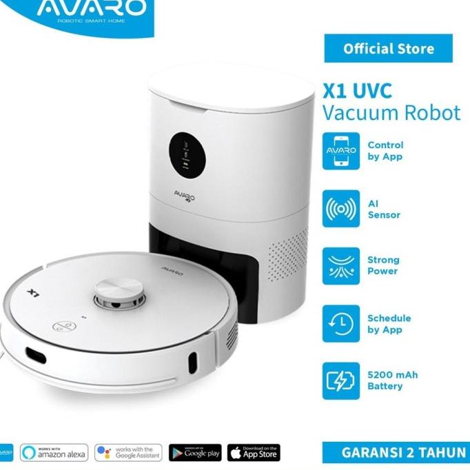 Avaro X1 Robot Vacuum Cleaner Portable Vacum Cleaner Rumah Vaccum Zhizhishopping