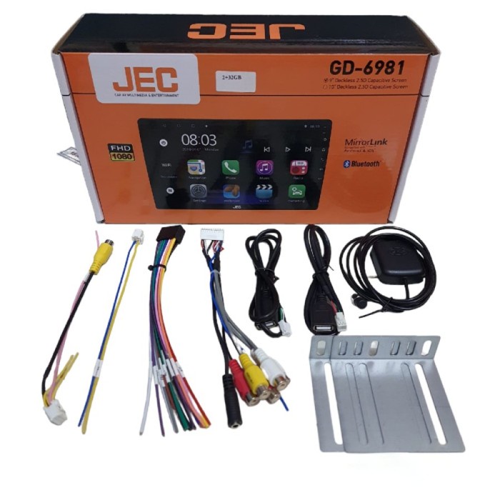 Promo Head Unit Android 9Inch/10Inch Jec Gd-6981 Ram 2/32Gb