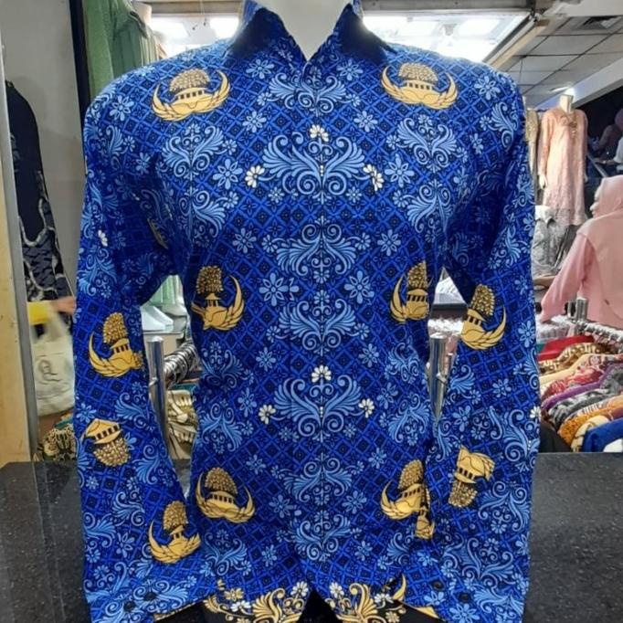 SERAGAM KORPRI WANITA KATUN SERAGAM PNS GURU KANTOR PEMDA SET ROK A