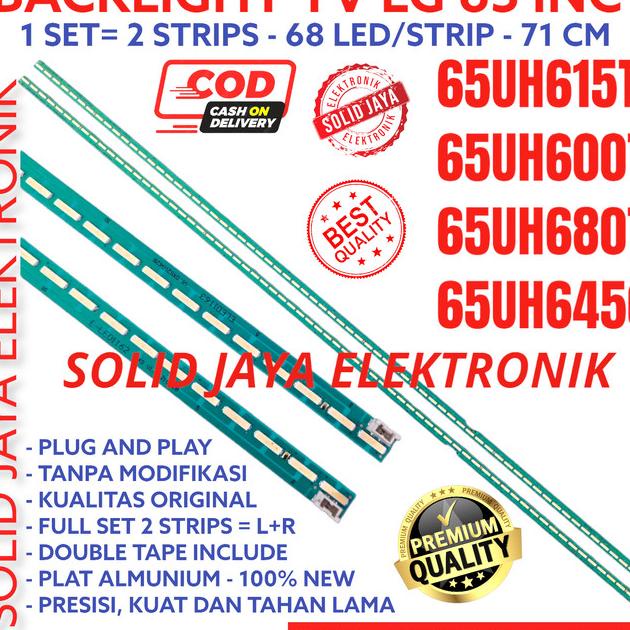 Baru BACKLIGHT TV LG 65 INC 65UH6150 65UH6540 LAMPU BL LED 65UH SMD STRIP KX 295