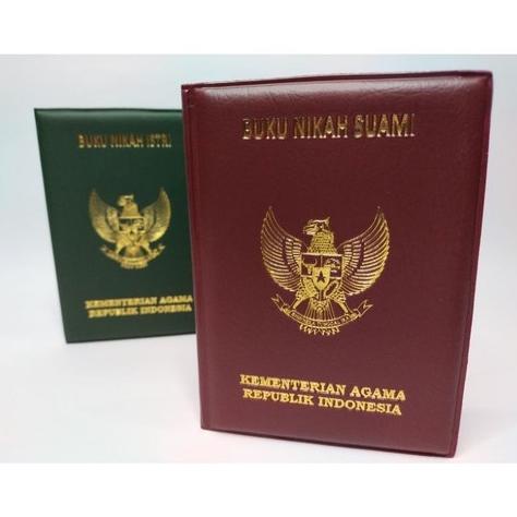 

Baru - 2 Pcs Sampul Buku Nikah Suami/Istri Hard Cover