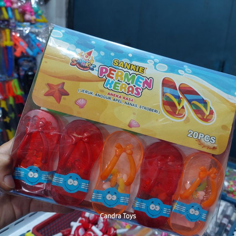 Mainan Permen sandal Isi 20 Pcs Grosir