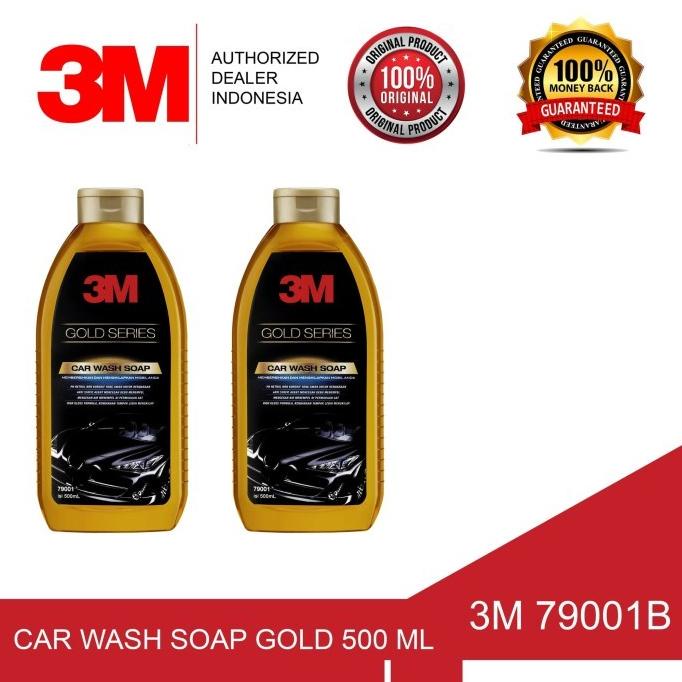 3M Car Wash Soap Gold 500 ml Shampo Cuci Mobil, Sabun Cuci Mobil Kode 1132