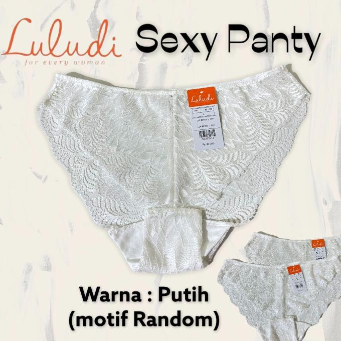 Luludi By Wacoal Sexy Panty midi Seamless Renda / Lace / celana dalam