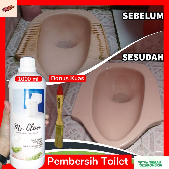 CAIRAN PEMBERSIH KERAK KERAMIK KAMAR MANDI & TOILET AMPUH BODAS 1000ML
