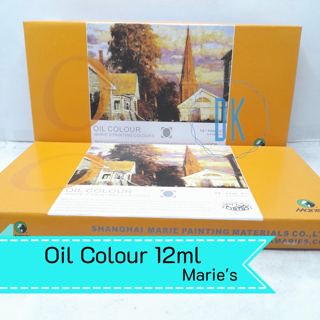 

Cat Nyak Lukis Maries Set 12Ml / Oil Colour Painting Maries