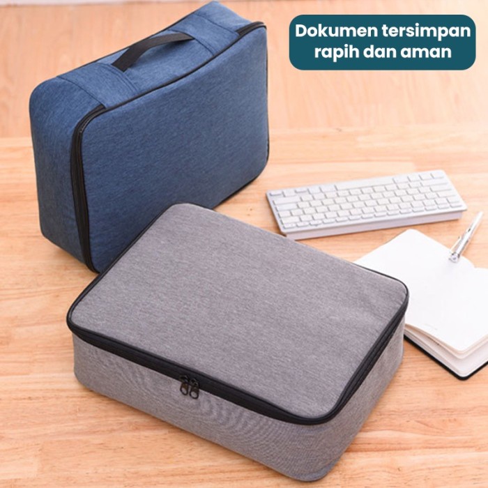 

Promo Tas Tempat Penyimpanan File Dokumen Anti Air Travel Bag Storage Box