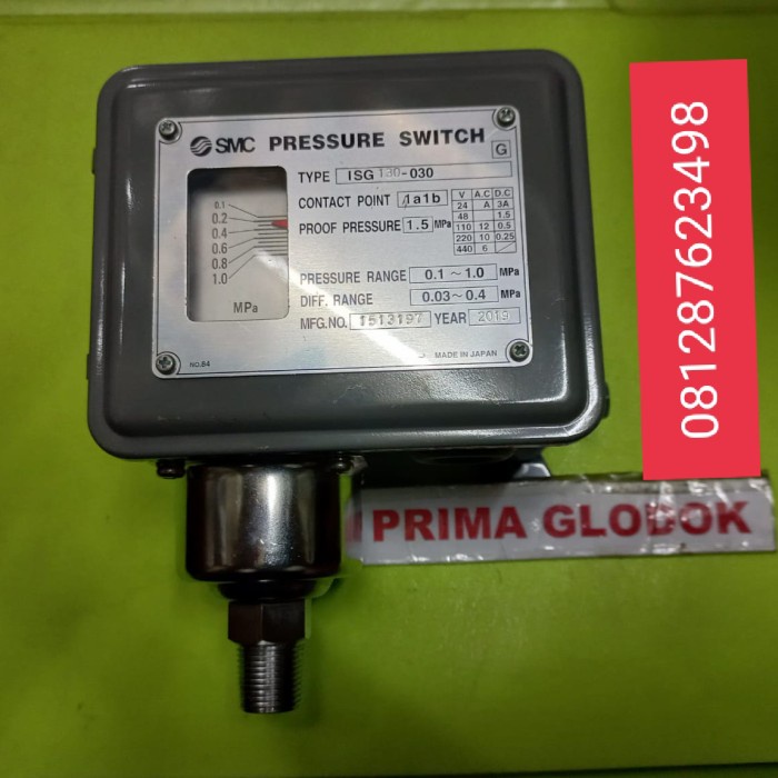Promo Pressure Switch Smc Isg130-030/Otomatis Smc Isg130-030