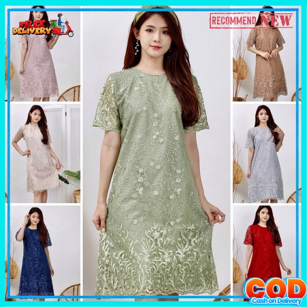 Dres Perempuan Natalan Pakian Natal Dreas Party Cewe Bj Dtess Murah Dress Cewek Dwasa Buju Dris Prem