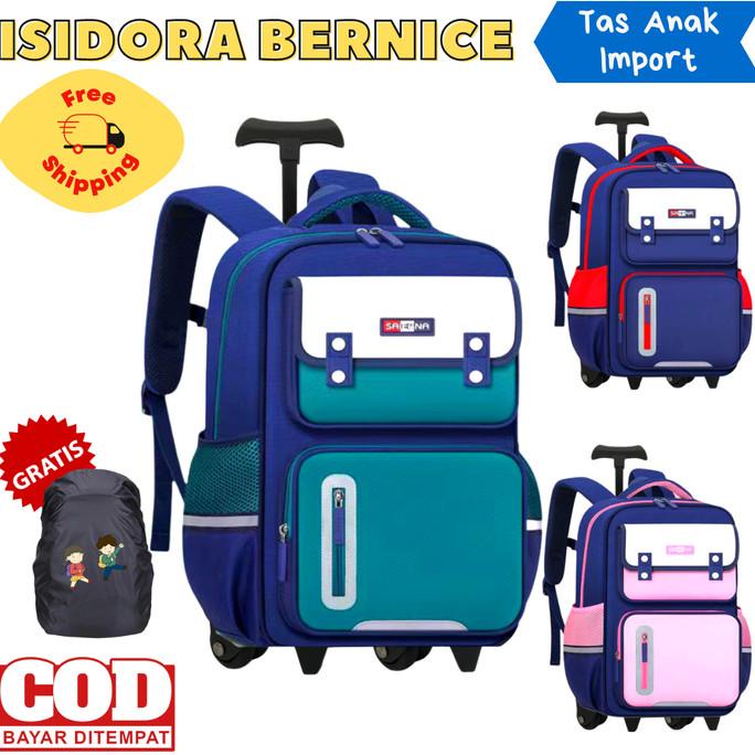 Sale Now Trolley Tas Troli Anak Perempuan Tas Koper Sekolah Sd Anak Laki Laki Original