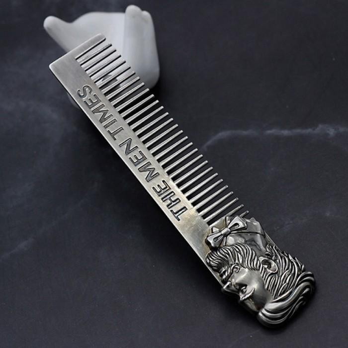 Sisir Saku - Ready Stok The Men Times Sisir Rambut Stylish Pria Saku Stainless