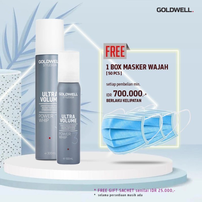 Hair Foam - Goldwell Stylesign Ultra Volume Power Whip Hair Styling Mousse/Foam
