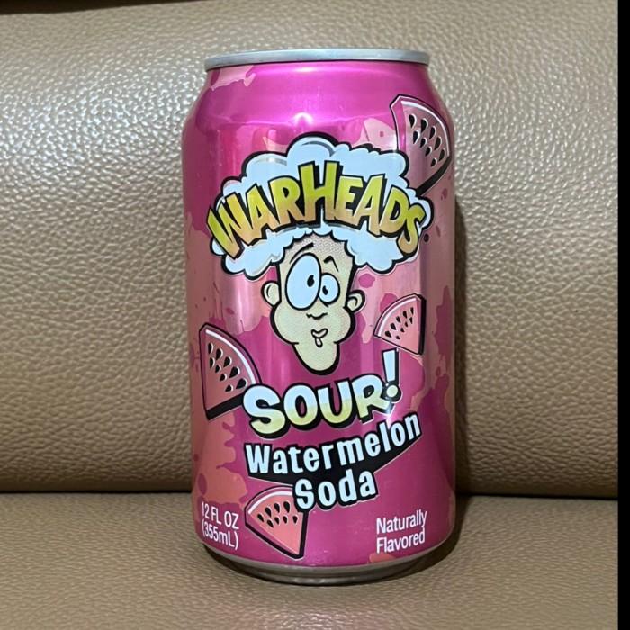 

Warhead Sour Watermelon Soda / Warhead semangka minuman bersoda 355ml Best Seller