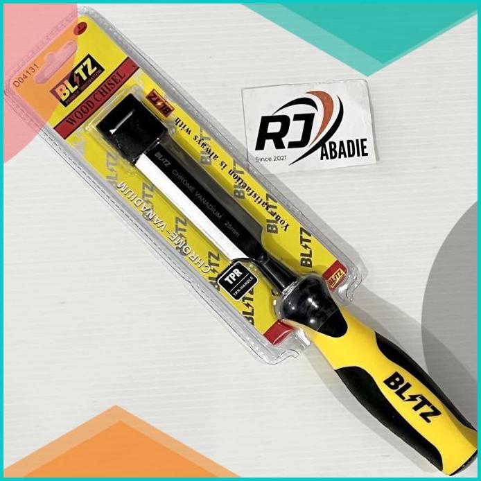 

Alat Pahat Tatah Kayu GG Karet Fiber Wood Chisel CRV BLITZ 1 Inch 25m