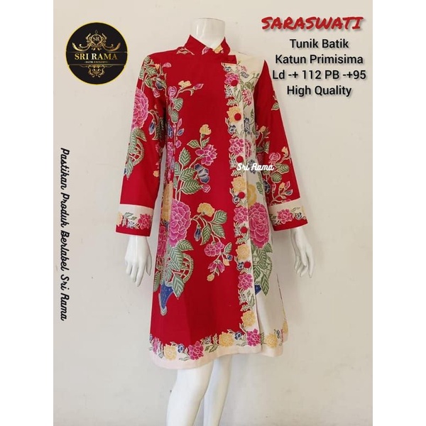 Tunik Saraswati Atasan Batik by Sri Rama