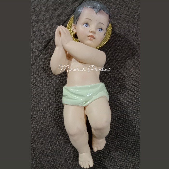 Patung Bayi Yesus. 16cm