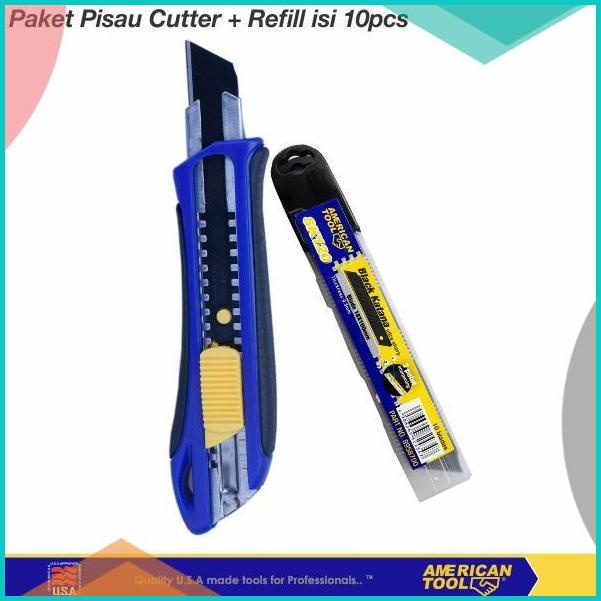 

American Tool Paket Pisau Cutter+Refill 20JVLZ3 tools n parts