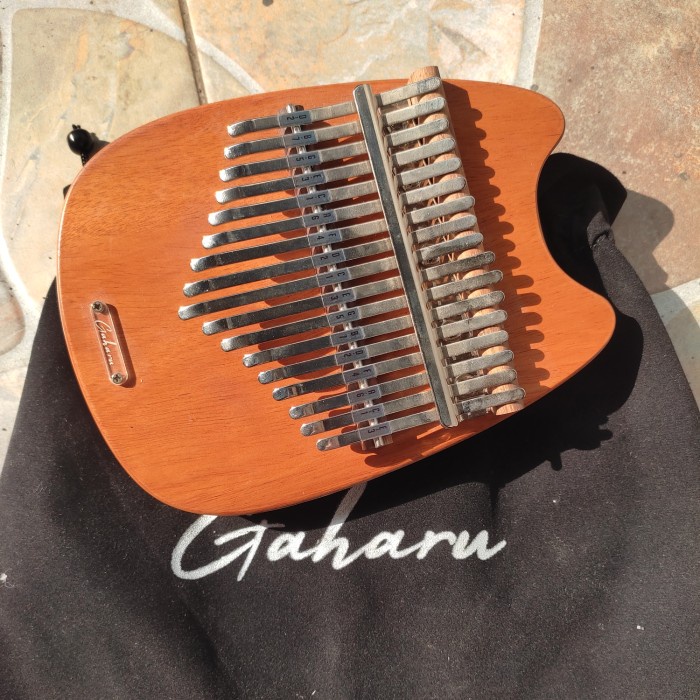 Kalimba - Gaharu Kalimba Gk17Cm - Cat - Bonus Pouch