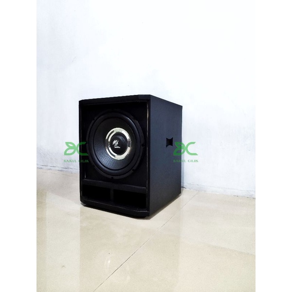 Box Subwoofer 12 Inch Front Miniscoop with Stand Holder