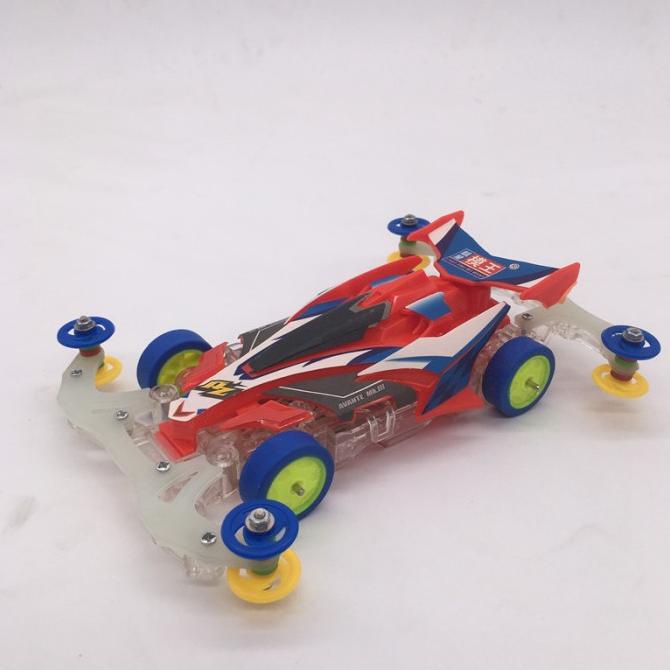 Gratis Ongkir Tamiya Aoda Mini 4wd MS Chassis Clear Transparant RTR Limited Edition (tri00j.apa)