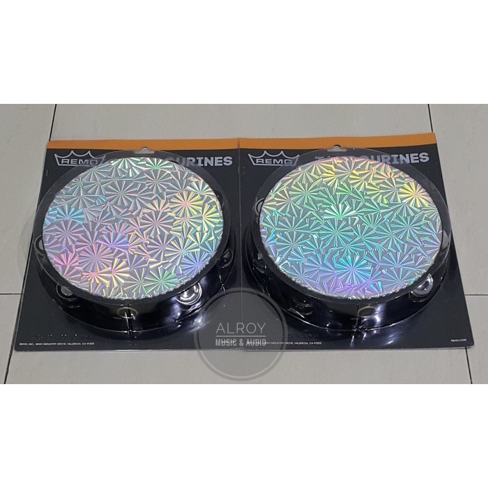 Tamborin - Best Seller Tamborin Remo Prizmatic Pinwheel 10" Ta-4210-43 Double Row