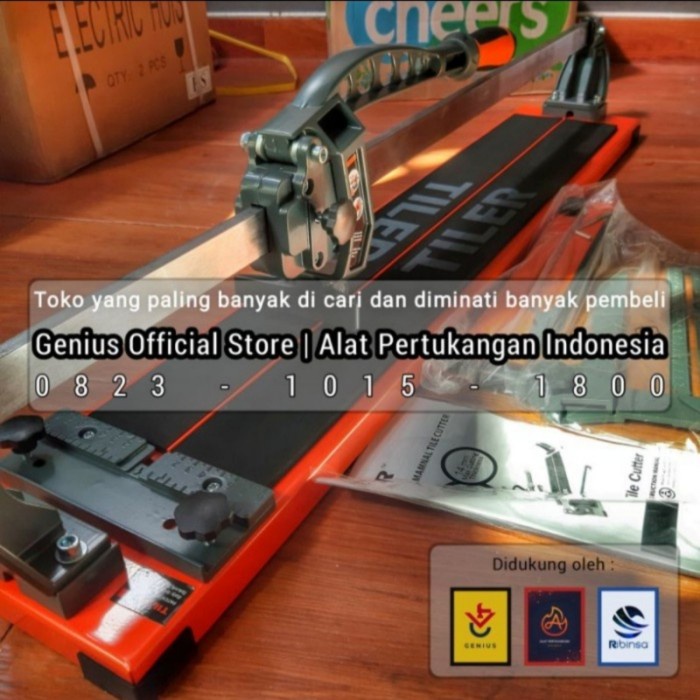 TILER ALAT POTONG GRANIT KERAMIK DORONG MANUAL TILE CUTTER - 80 CM -Megah CT