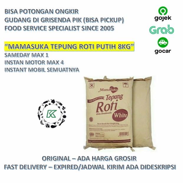 

Update!! Tepung Roti Putih White Panko MAM 8kg Karung