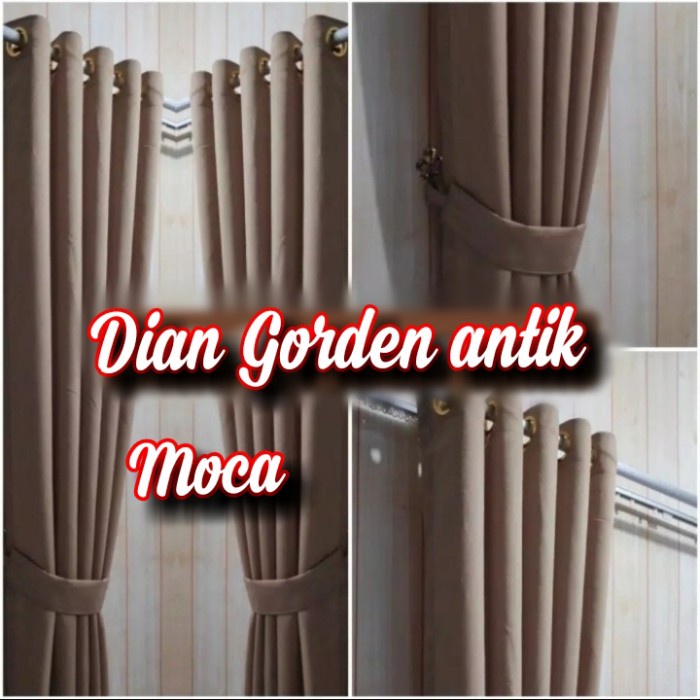 Promo Hordeng Jendela Polos Panjang 3 Meter