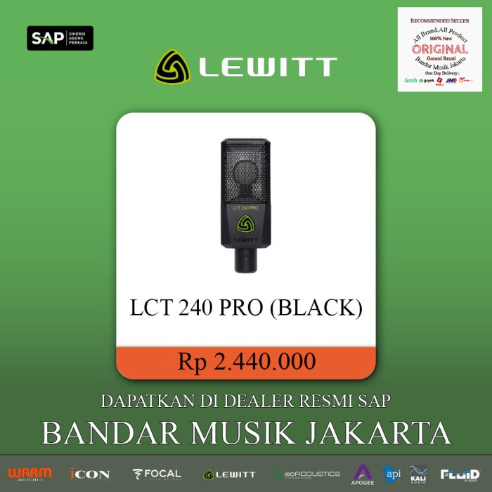 LEWITT LCT 240 PRO (BLACK) MICROPHONE, BMJ