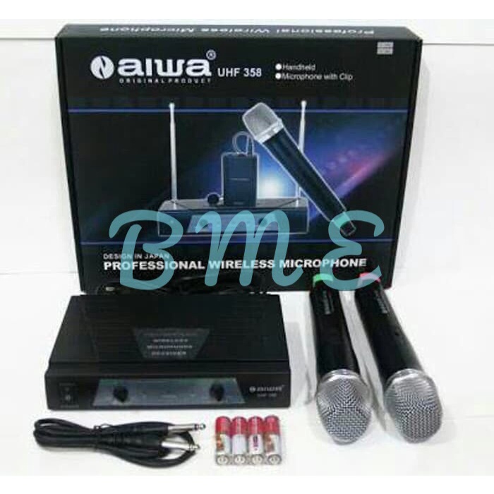 Mic Wireless Aiwa UHF 358 (Original)