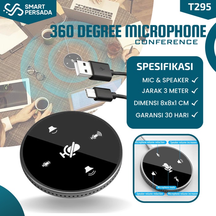 Mic Laptop PC Microphone USB Meja Conference Untuk Meeting Zoom