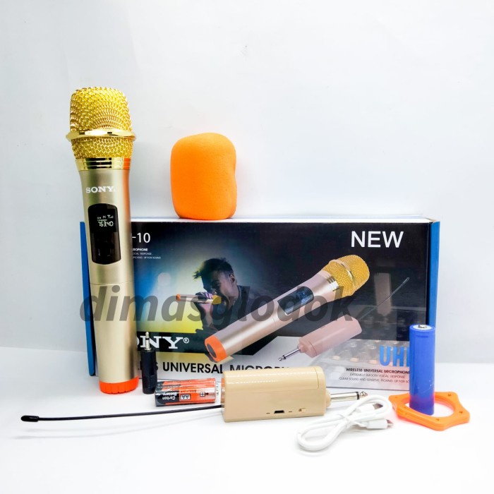 Mic Wireless SONY WM-10 Werles Wirles Microphone Mikropon Mikrofon